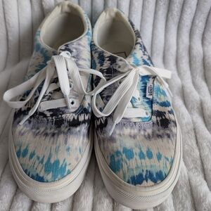 Vans Blue Tie-Dye Sneakers. Women's 9.